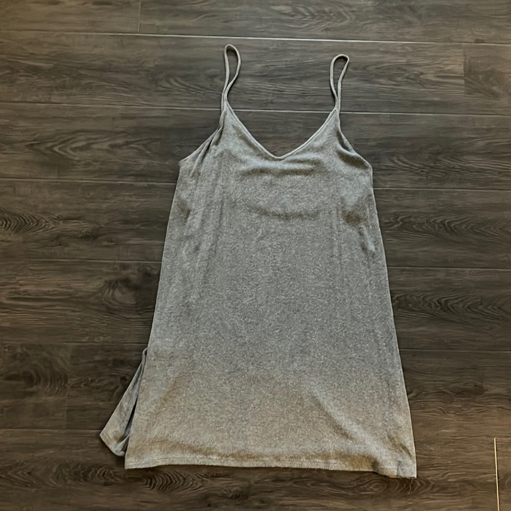 Never worn Grey Cloth tank Dress